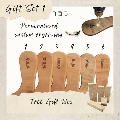 NAT Natural Bamboo Wood High Quality Wooden Comb Paddle Brush Hair Accesories - BW9